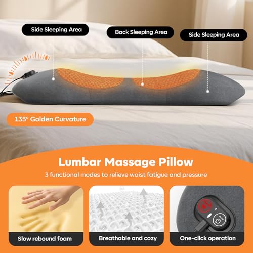Save 27% on 3-in-1 Back Massager Pillow with Heat & Vibration - Image 5
