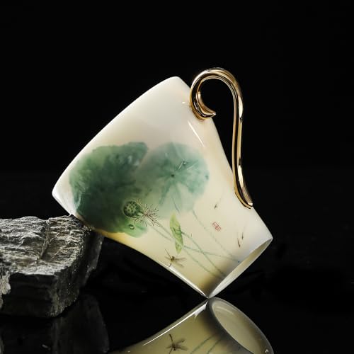 50% Off Ceramic Lotus Tea Set - 7-Piece Porcelain Collection - Image 5