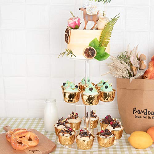 50% Off YestBuy 3-Tier Acrylic Cupcake Stand - Image 2
