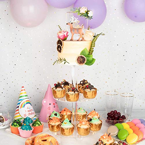 50% Off YestBuy 3-Tier Acrylic Cupcake Stand - Image 5