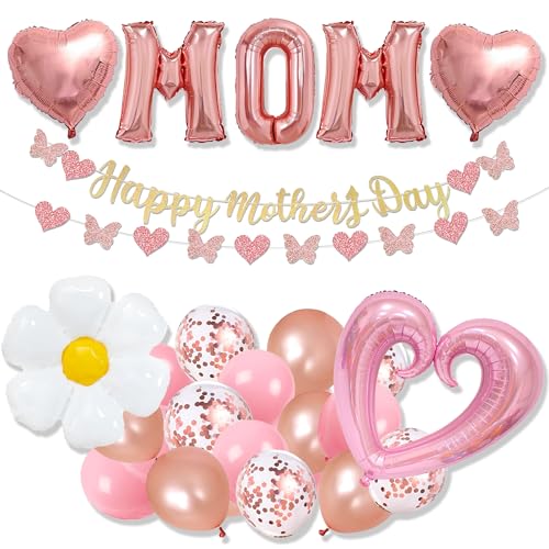 Mothers Day Decorations Kit - 31PCS Party Supplies Set - Image 1