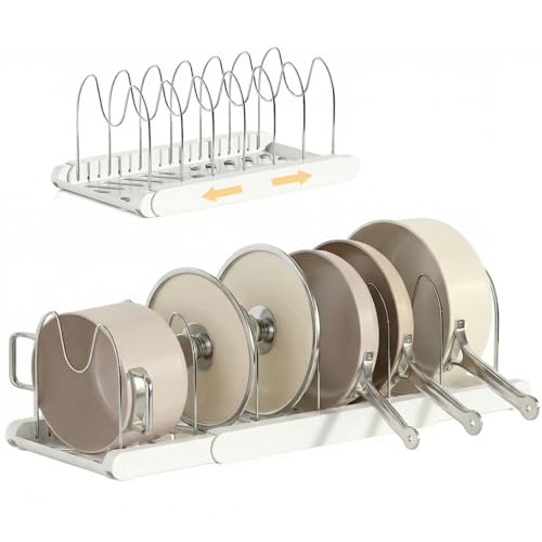 Save 50% on Expandable Kitchen Pot & Pan Organizer