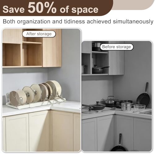 Save 50% on Expandable Kitchen Pot & Pan Organizer - Image 3