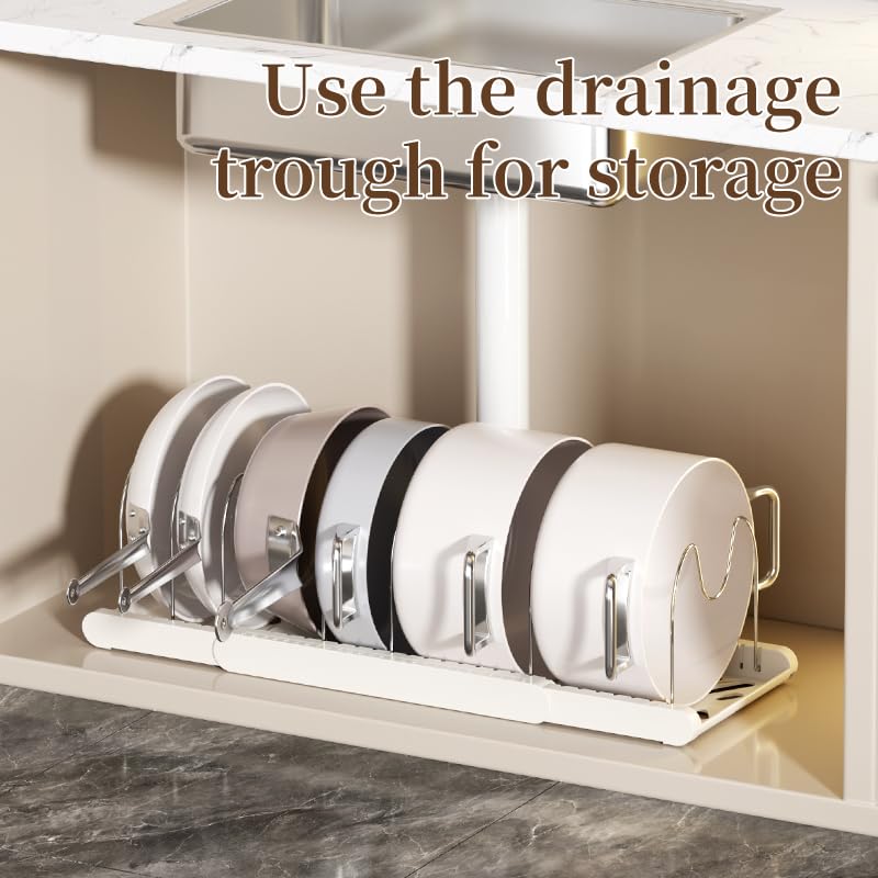 Save 50% on Expandable Kitchen Pot & Pan Organizer - Image 6