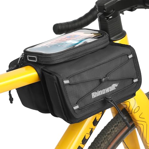 Save $5 on Rhinowalk Waterproof Bike Frame Bag with Phone Pocket