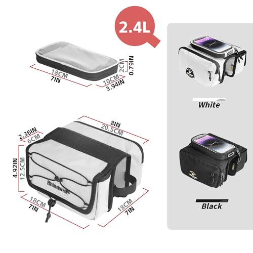 Save $5 on Rhinowalk Waterproof Bike Frame Bag with Phone Pocket - Image 2