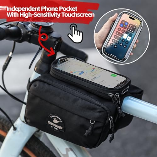 Save $5 on Rhinowalk Waterproof Bike Frame Bag with Phone Pocket - Image 4