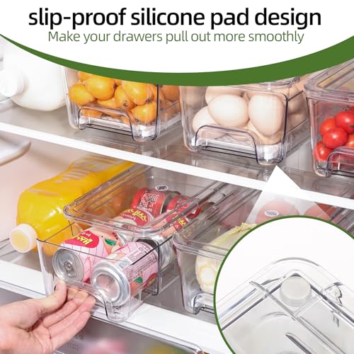 30% Off Large Clear Fridge Organizer Drawers - 4 Pack - Image 6