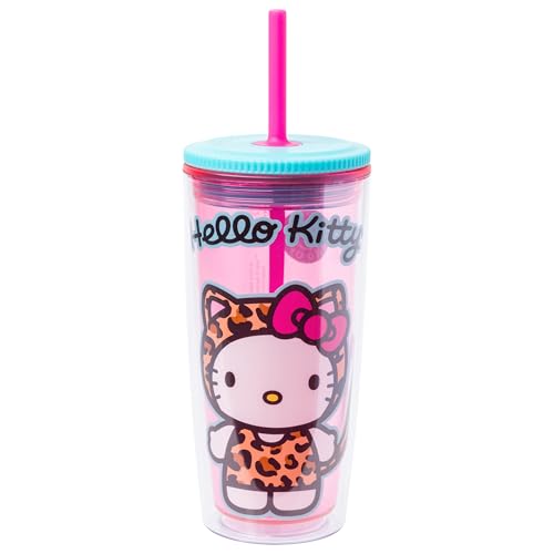 Save 9% on Hello Kitty Leopard Tumbler with Straw - Image 1
