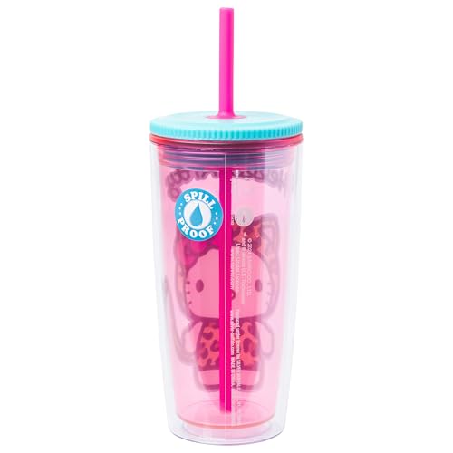 Save 9% on Hello Kitty Leopard Tumbler with Straw - Image 2