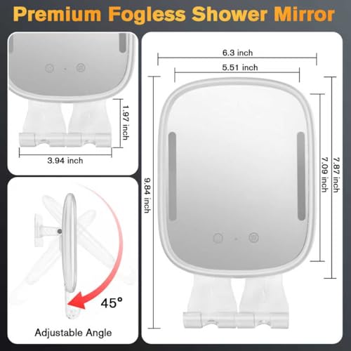 Save $9.60 on Showvigor Heated Anti-Fog Shower Mirror - Image 2