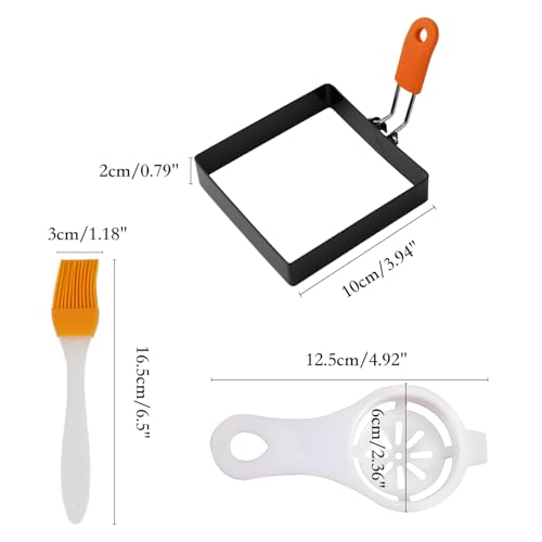 Kitchen Deal: Stainless Steel Egg Cooking Rings with Accessories - Image 2