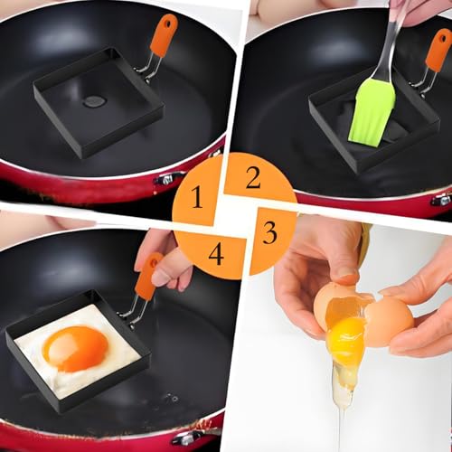 Kitchen Deal: Stainless Steel Egg Cooking Rings with Accessories - Image 5