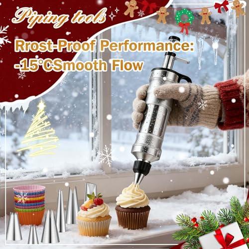 50% Off Dualshine Cake Decorating Syringe Set with 6 Nozzles - Image 2