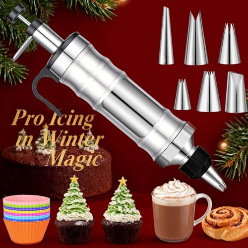 50% Off Dualshine Cake Decorating Syringe Set with 6 Nozzles - Image 3