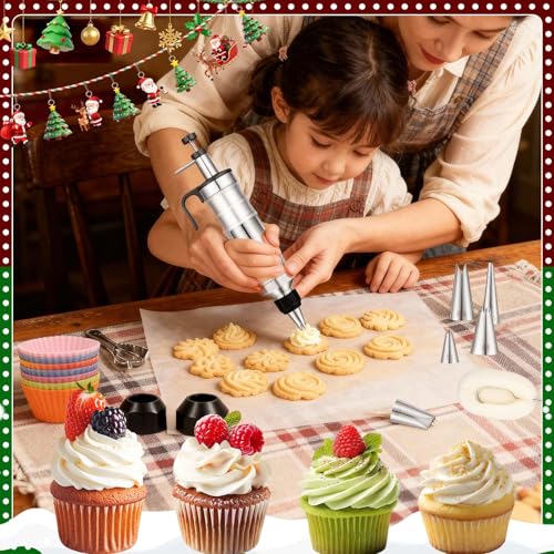 50% Off Dualshine Cake Decorating Syringe Set with 6 Nozzles - Image 5