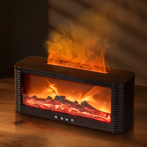 50% Off Essential Oil Diffuser with Fireplace Effect - Image 1