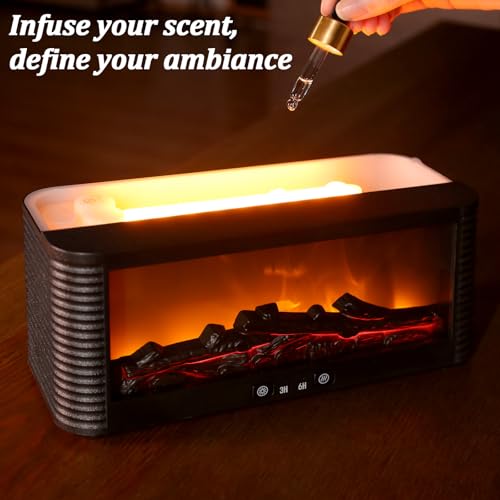 50% Off Essential Oil Diffuser with Fireplace Effect - Image 3