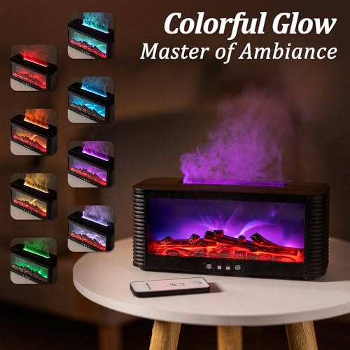 50% Off Essential Oil Diffuser with Fireplace Effect - Image 4