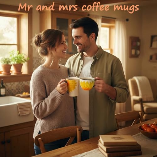 Save $11.70 on Hand-Painted Ceramic Tea Cup Set for Couples - Image 2