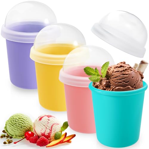 50% Off Webake Silicone Ice Cream Containers, Set of 4