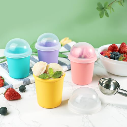50% Off Webake Silicone Ice Cream Containers, Set of 4 - Image 2