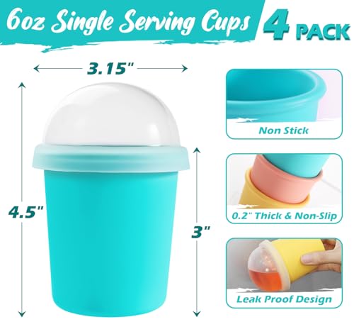 50% Off Webake Silicone Ice Cream Containers, Set of 4 - Image 4