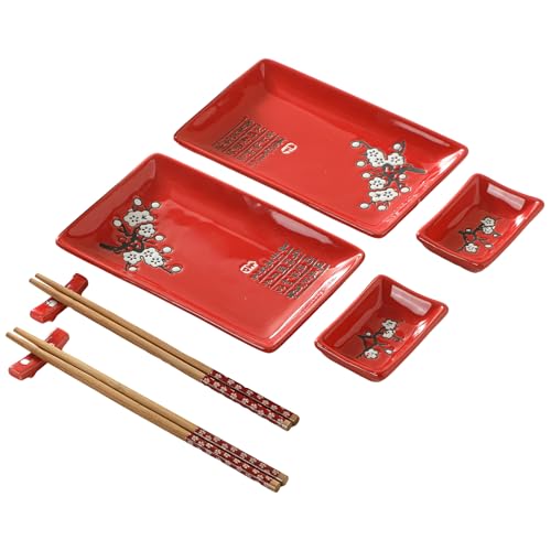 50% Off Japanese Sushi Plate Set with Chopsticks