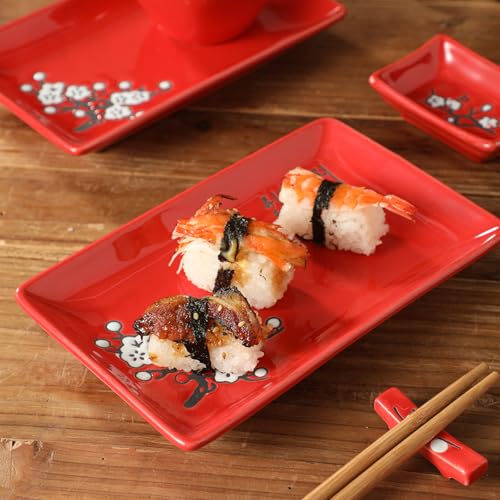 50% Off Japanese Sushi Plate Set with Chopsticks - Image 4