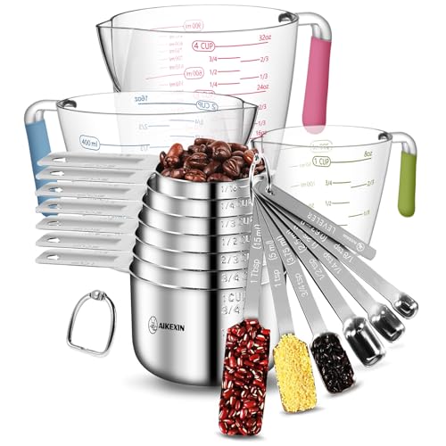 50% Off AIKEXIN 19-Piece Stackable Measuring Set