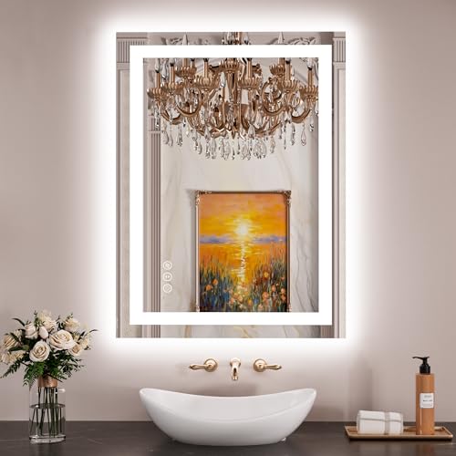 Save 54% on JISOSO Smart LED Bathroom Mirror with Anti-Fog