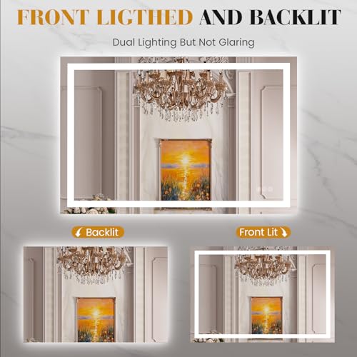 Save 54% on JISOSO Smart LED Bathroom Mirror with Anti-Fog - Image 5