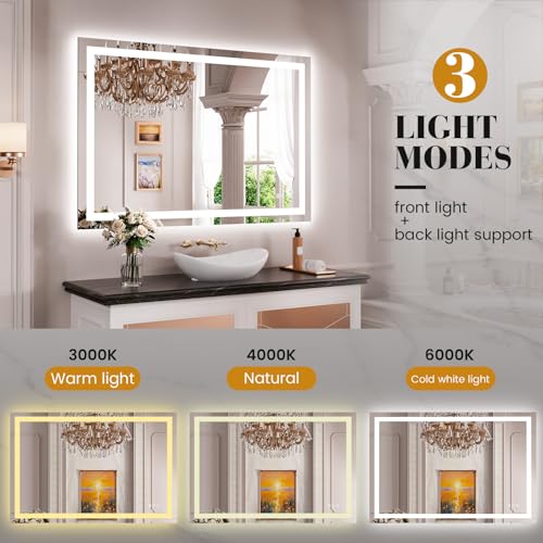 Save 54% on JISOSO Smart LED Bathroom Mirror with Anti-Fog - Image 6