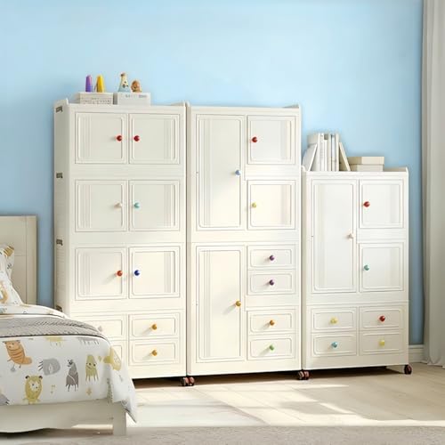 Save 20% on Foldable Storage Cabinet with Wheels & 4 Drawers - Image 3