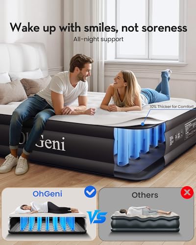 Save 40% on OhGeni Queen Air Mattress with Built-in Pump - Image 6
