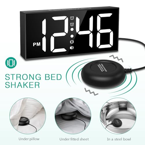 ORIA Vibrating Alarm Clock with Bed Shaker - $9.99 - Image 2