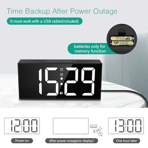ORIA Vibrating Alarm Clock with Bed Shaker - $9.99 - Image 6