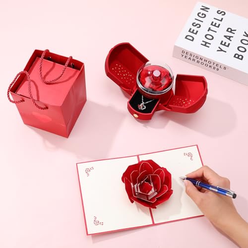 50% Off JATEBI Preserved Rose Gift Set with Necklace - Image 3