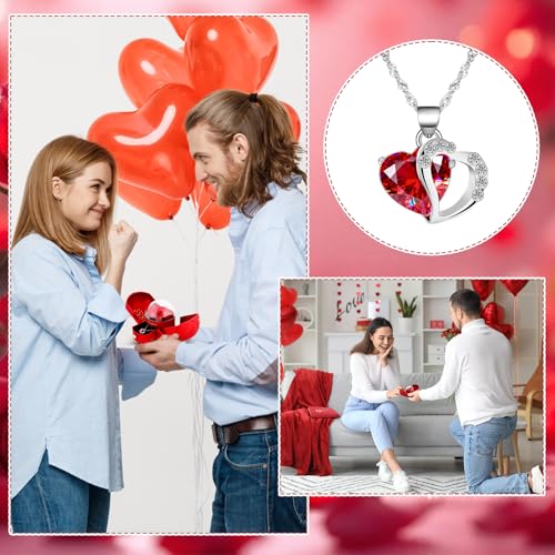 50% Off JATEBI Preserved Rose Gift Set with Necklace - Image 4