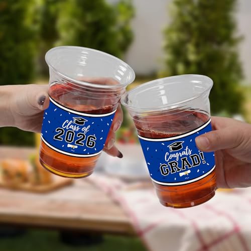 Save 15% on 50 Blue Graduation Cups for Class of 2026 - Image 3