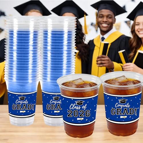 Save 15% on 50 Blue Graduation Cups for Class of 2026 - Image 5