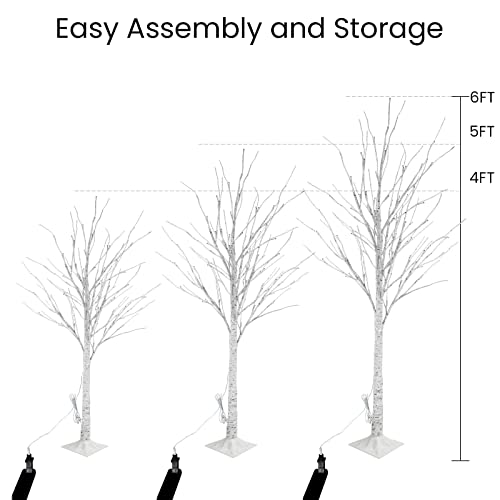 50% Off Lamerge 3-Pack LED Lighted Trees for Holidays - Image 3