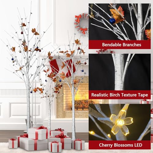 50% Off Lamerge 3-Pack LED Lighted Trees for Holidays - Image 6