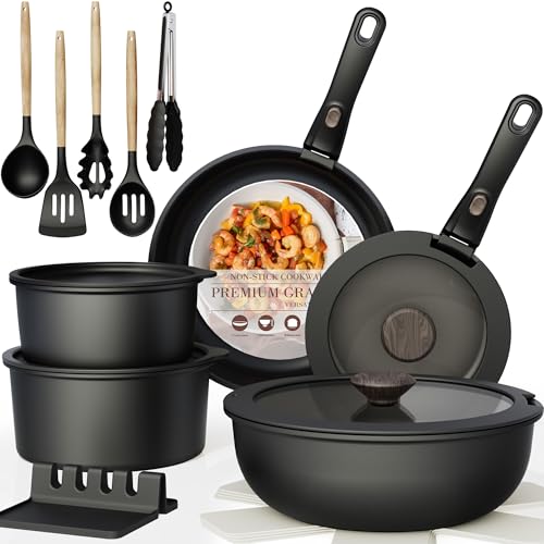40% Off Astercook 21-Piece Non-Stick Cookware Set - Image 1