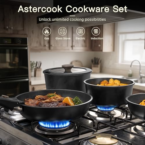 40% Off Astercook 21-Piece Non-Stick Cookware Set - Image 2