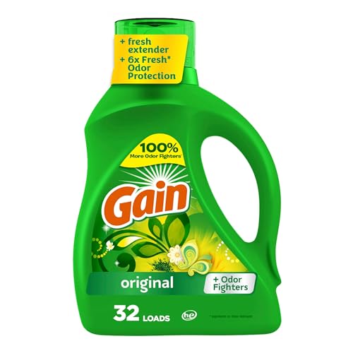 Gain Aroma Boost Laundry Detergent - 32 Load Liquid Soap - Image 1