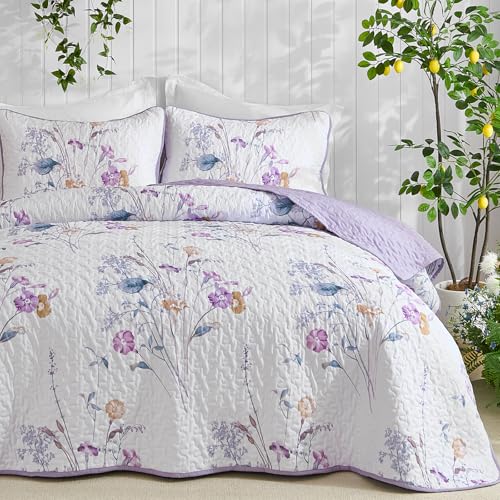 Save 57% on WONGS BEDDING King Size Floral Quilt Set - Image 1