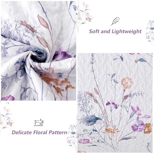 Save 57% on WONGS BEDDING King Size Floral Quilt Set - Image 5