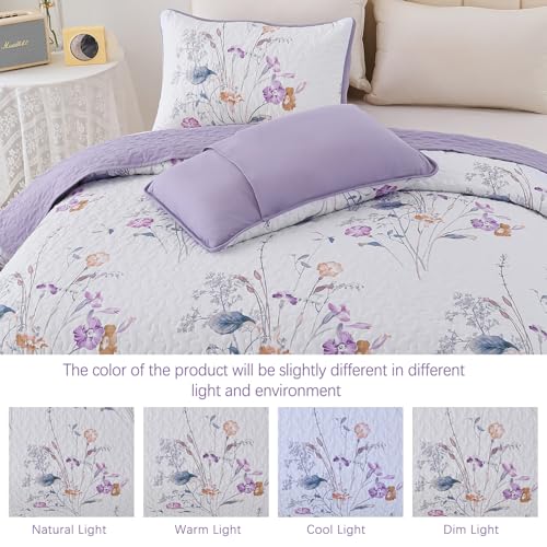 Save 57% on WONGS BEDDING King Size Floral Quilt Set - Image 6