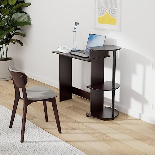 Save 51% on Furinno Compact Gaming Desk with Shelves - Image 2